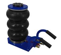 3,5T Pneumatischer Wagenheber | Schneller 3-5 Sekunden-Autoheber | Rangierwagenheber für Autoreparatur, Reifenwechsel | Pulverbeschichteter Stahl | 3 Luftkissen, Gummierte Griffe, 16,5 - 40cm Hubhöhe