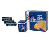 3 BOSCH Zündkerzen+Öl,Luftfilter für MITSUBISHI COLT VI