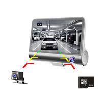 3-Channel Dash Cam 1080P Front Rear G-sensor Video Recorder Car DVR Camera