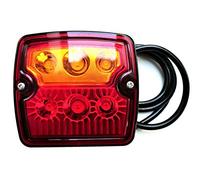 3 Funktionen LED Rückleuchte E9 12V 24V für Anhänger, LKWs, PKWs, Wohnmobile, Wohnwagen, Traktoren usw.