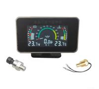 3-in-1 Digital Messgerät: Öldruck, Spannung & Wassertemperatur, LCD-Anzeige, 9-36V, für Auto LKW SUV RV