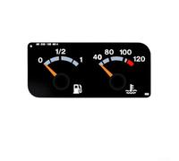 3-in-1 Ölstand-Wasser-Temperatur-Anzeige für SCANIA, OEM 1434134 1109997 1423207, 12-24V, robustes ABS-Metall-Gehäuse, schwarz-rot, direkter Ersatz