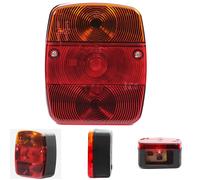 3 Kammer Rückleuchte Rücklicht für Anhänger 12V 24V universell 4 Funktionen NEU