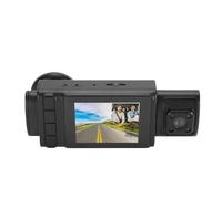 3-Kanal-Dashcam für Auto vorne, hinten und innen, 1080P Full HD Infrared-Nachtsicht, Loop-Aufnahme, 2-Zoll-Bildschirm, Parkmodus