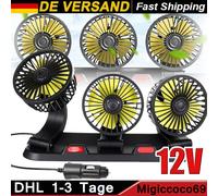 3 Kopf Lüfter Kühler Auto Ventilator KFZ für 12V LKW Bus PKW Lüfter Autolüfter