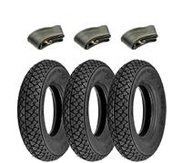 3 Reifen UNION 3.00-10 + Reifenkammern kompatibel mit Vespa 50 Special XL Rush 50 PK XL2 HP