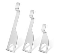 3 Stück Edelstahl Heckklappenaufsteller, 10/15/20 cm Heckklappen Aufsteller | Heckklappenhaken für VW T5 T6 Multivan/California/Camping/Bus, Frischluft Heckklappenhalterung