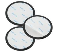 3 Stück Klebeplatte 80mm Armaturenbrett Universal KFZ Handyhalterung | selbstklebend stark, wärmebeständig, rutschfest, rückstandsfrei entfernbar, dreier packung, dashboardcam, navi halterung