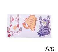 3 Stück süße Katze selbstklebende Vinyl Aufkleber Aufkleber lustige Tier Verka ∑