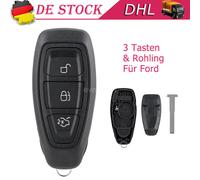 3 Tasten Autoschlüssel Gehäuse Rohling Für Ford Fiesta Kuga Focus Galaxy B C-Max