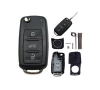 3 Tasten Klapp Schlüssel Gehäuse Passend für VW Skoda Seat Golf Schlüsselgehäuse