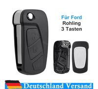 3 Tasten Klapp Schlüssel Gehäuse repair Ford 2008-2016 KA RU8 Funkschlüssel