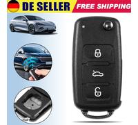3 Tasten Klappschlüssel Auto Schlüssel Autoschlüssel Gehäuse für VW Skoda Seat