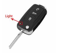 3 Tasten Klappschlüssel Fernbedienung Gehäuse Schlüssel für VW Skoda Seat NEU