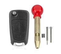 3 Tasten Klappschlüssel-Fernbedienungsgehäuse für Vauxhall Opel Astra H Zafira Tigra Corsa Vectra Meriva Insignia Signum D Mit Werkzeuge zum Entfernen von Stiften.
