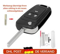 3 Tasten Klappschlüssel Gehäuse + Werkzeug für Opel Insignia A Astra J Cascada