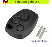 3 Tasten Schlüssel Gehäuse für Dacia Renault Clio Kangoo Twingo Modus Master
