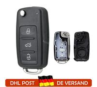 3 Tasten Schlüssel Gehäuse Für VW Golf T5 EOS Tiguan Passat Beetle Seat Skoda