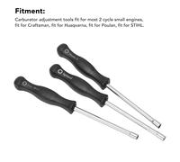 3-teiliger Vergaser-Einstellwerkzeug-Schraubendreher Professionelles