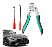3-teiliges Clip Zangen Set&Befestigungs Entferner, Auto-Clip-Zangen-Set, Auto-Clip-Verschluss-Entfernungswerkzeug, Türverkleidungs-Lösewerkzeug, Reparatur-Set Für Autotürverkleidungen, Armaturenbrett