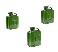 3 x Benzinkanister 5L Stahlblech Benzin Metallkanister Kanister Metall Diesel