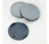 3 x Nabenkappen Nabendeckel Felgendeckel 55,5 - 51,5 mm - silber