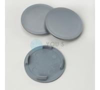 3 x Nabenkappen Nabendeckel Felgendeckel 61,5 - 55,5 mm - silber