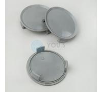3 x Nabenkappen Nabendeckel Felgendeckel 75,0 - 69,5 mm - nicht lackiert - NEU