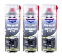 3 x presto PTFE-Spray 400ml 306338 Fettspray Schmierung Schmiermittel