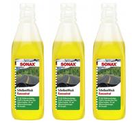 3 x SONAX ScheibenWash Konzentrat mit Citrusduft 250ml Scheibenreiniger