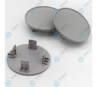 3 x YOU.S Nabenkappen Nabendeckel Felgendeckel 64,5 - 48,0 mm - grau