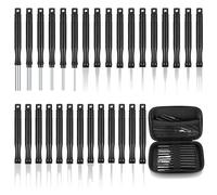 30 STK Terminal Entfernung Werkzeugsatz für Auto, KFZ Kabel Stecker Ausbau Werkzeug Pin Auszieher, Reparatur Auspinwerkzeug, Entferner Schlüsselwerkzeuge für Meisten Steckverbinder Terminals Tool