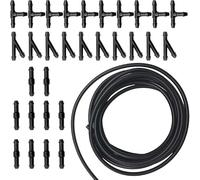 300 cm Universal Scheibenwaschanlage Schlauch, Automotive Schlauch, Waschflüssigkeitsschlauch-Reparaturset, mit 30 Stücke Schlauchverbinder