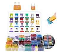 300 Stück Sicherungen Kfz, Autosicherungen Set (2A/3A/5A/7.5A/10A/15A/20A/25A/30A/35A/40A) für Austausch von Standard Auto Sicherungen, Mini Kfz Sicherungen Set mit 1 Sicherungsabzieher