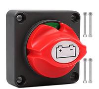 300A Batterie Trennschalter, Hauptschalter Stromschalter, Hauptschalter Batterie Schalter (24-48V) für Boot Motorrad Yacht Auto KFZ Marine Caravan