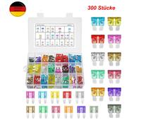 300X KFZ MINI-Flachsicherungen Sortiment 5-30A Auto Motorrad Sicherungen Set