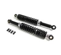 310mm Stoßdämpfer Set in Schwarz, 5-fach Verstellbar passend für Zündapp GTS KS C, Hercules Prima M 2 3 4 5 S, Kreidler Simson Schwalbe KR51, Puch Maxi X30 X50 - Hydraulisch gefedert
