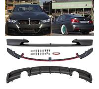 335i Duplex SET Frontspoiler + Diffusor Sport-Performance passt für BMW 3er F30 F31 M-Paket