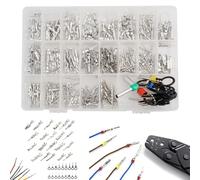 340-teiliges Kfz-Kabelklemmen-Set für elektrische Steckverbinder mit Kompatibilität über verschiedene Kabelbaumgrößen und -typen