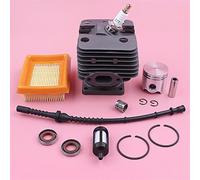 35mm Zylinderkolben-Kit for Stihl geeignet FS120 FS 120. Luftbrennstofffilterleitung Öldichtungsnadel Lager Trimmermotor Ersetzen Sie Teile Zylinder-Kolben-Dichtungssatz