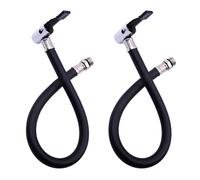 37.5cm Reifenfüllschlauch, Autoreifen Luftfüllschlauch Ventilverlängerung Set, Universal Reifenfüller für Auto, Motorrad, Fahrrad (MTB/Rennrad), Verbindung 12mm