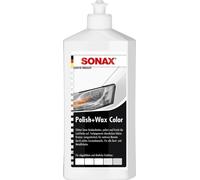 (37,95 EUR/L) 2x SONAX Polish & Wax Color NanoPro weiß 500 ml