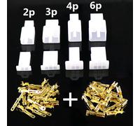 380x Steckverbinder Sortiment KFZ Stecker 2-6 Polig Auto Buchse Set 1,0 -2,5 mm²