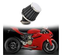 38mm Luftfilter Konisch für atv für quad für Dirt Bike Stahl | Zweischichtiges Filterelement, robustes Metallgehäuse, Gummidichtung, passt für 38mm Vergaser