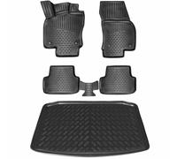 ELMASLINE 3D Gummimatten & Kofferraumwanne Set für SUZUKI VITARA ab 2015 (unterer Ladeboden) Passt nicht in Mild-Hybrid!!