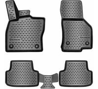ELMASLINE 3D Gummimatten Set für SEAT ATECA Baujahr 2016-2024 | Extra hoher Rand - Fußmatten Zubehör