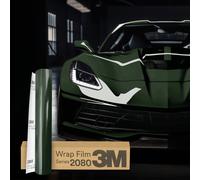 3M 2080 Car Wrapping Folie 30x152cm Autofolie HG26 High Gloss Military Green