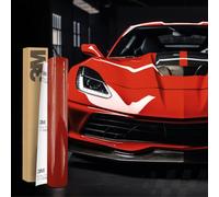 3M 2080 Car Wrapping Folie 30x152cm Selbstklebende Autofolie für Auto Motorrad Boot 3D Lackschutzfolie mit Luftkanälen zum Folieren (G53 Gloss Flame Red)