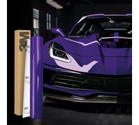 3M 2080 Car Wrapping Folie 30x152cm Selbstklebende Autofolie für Auto Motorrad Boot 3D Lackschutzfolie mit Luftkanälen zum Folieren (HGP258 High Gloss Plum Explosion)