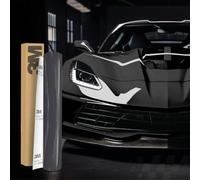 3M 2080 Car Wrapping Folie 30x152cm Selbstklebende Autofolie für Auto Motorrad Boot 3D Lackschutzfolie mit Luftkanälen zum Folieren (HG81 High Gloss Meteor Gray)